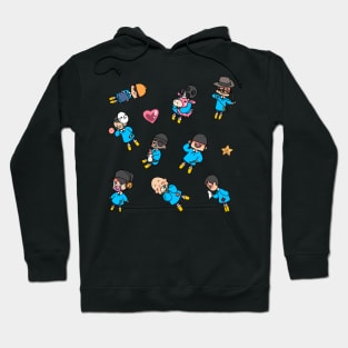 TF2 kiddies Stickers Hoodie